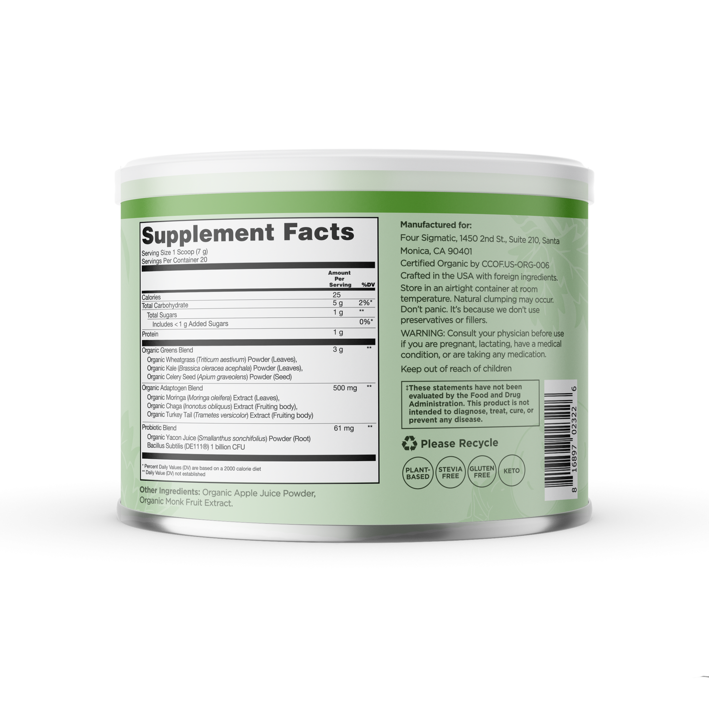 Gut Health Super Powder with Probiotics & Prebiotics