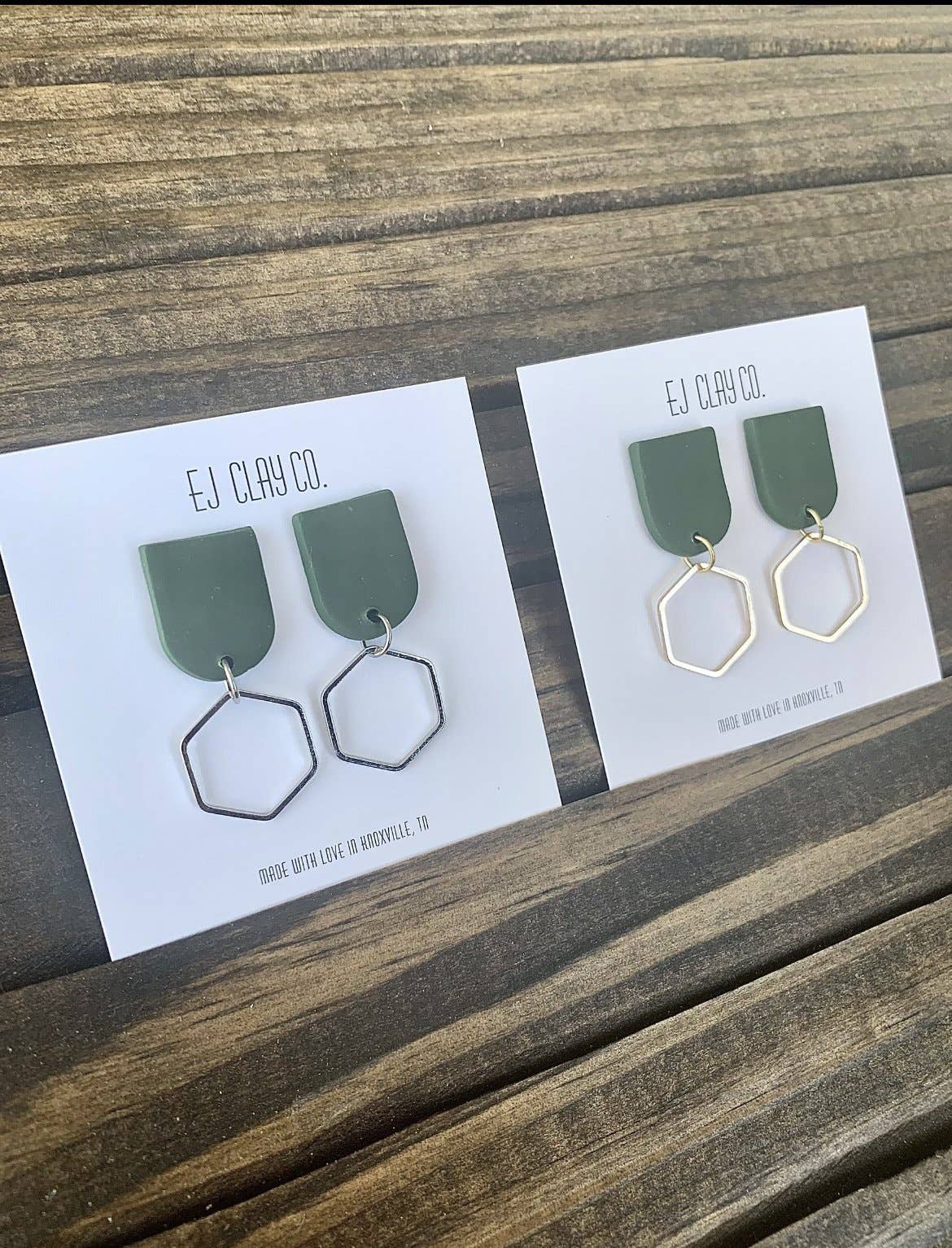 Hexagon Charm Dangles