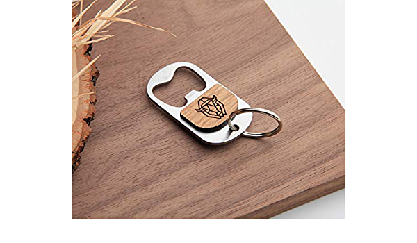 Bison Keychain Bottle Opener
