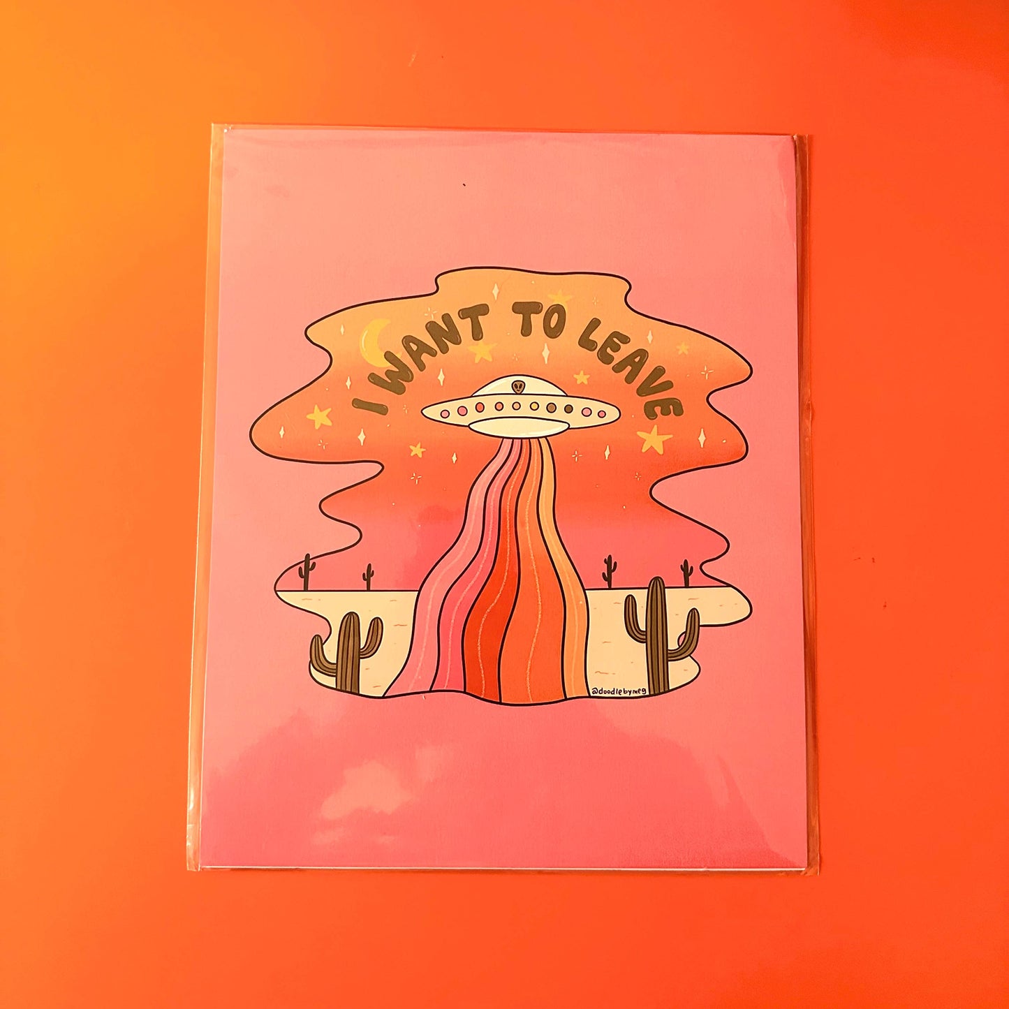 I Want to Leave Art Print