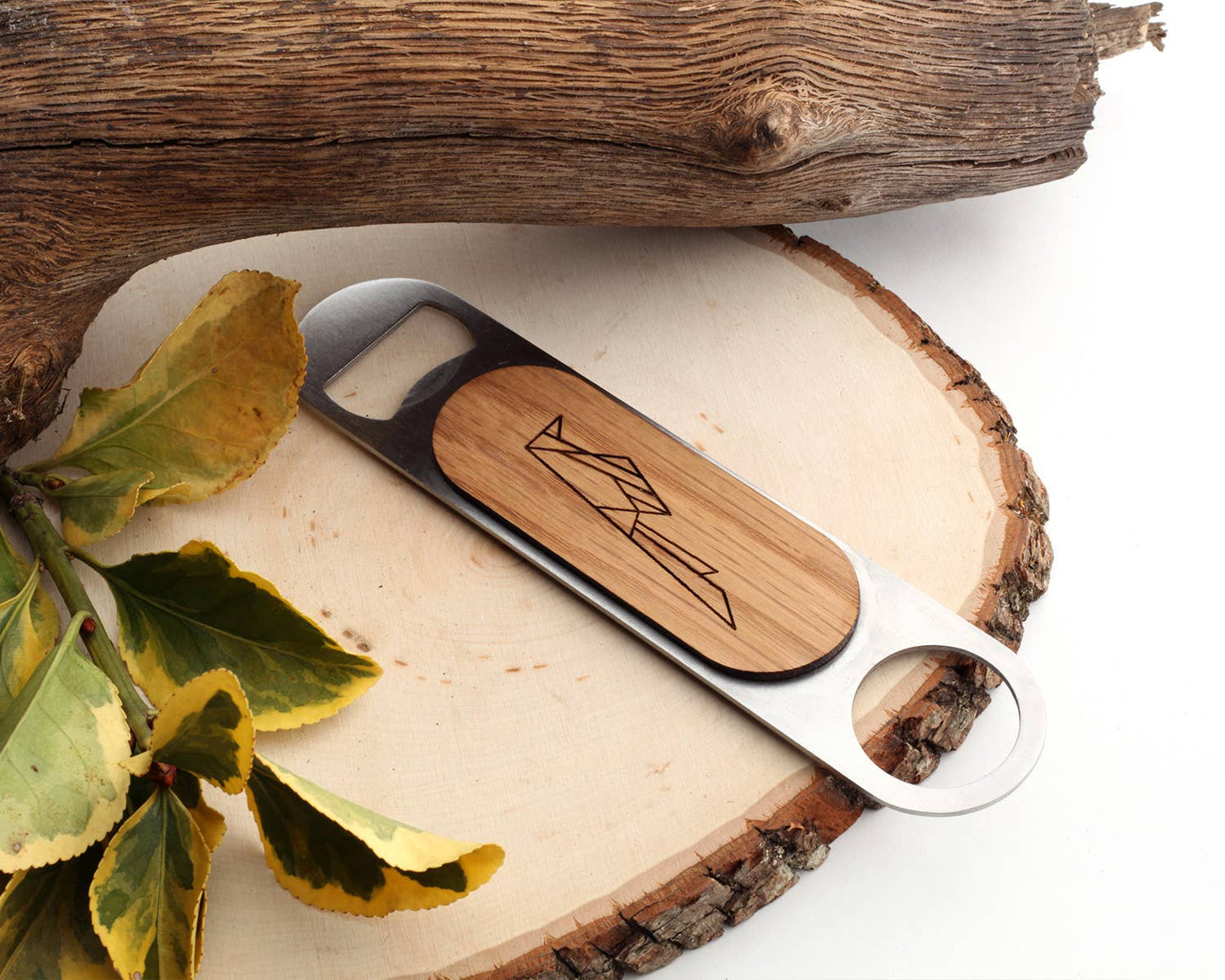 Scissortail | Bar Key Bottle Opener | Walnut and Oak